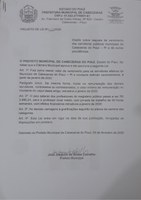 APROVADO O PROJETO DE LEI 022/2020 DE AUTORIA DO EXECUTIVO.